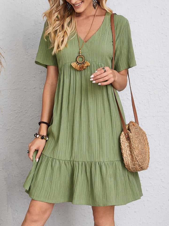 Julietta™ Wide dress with V-neckline