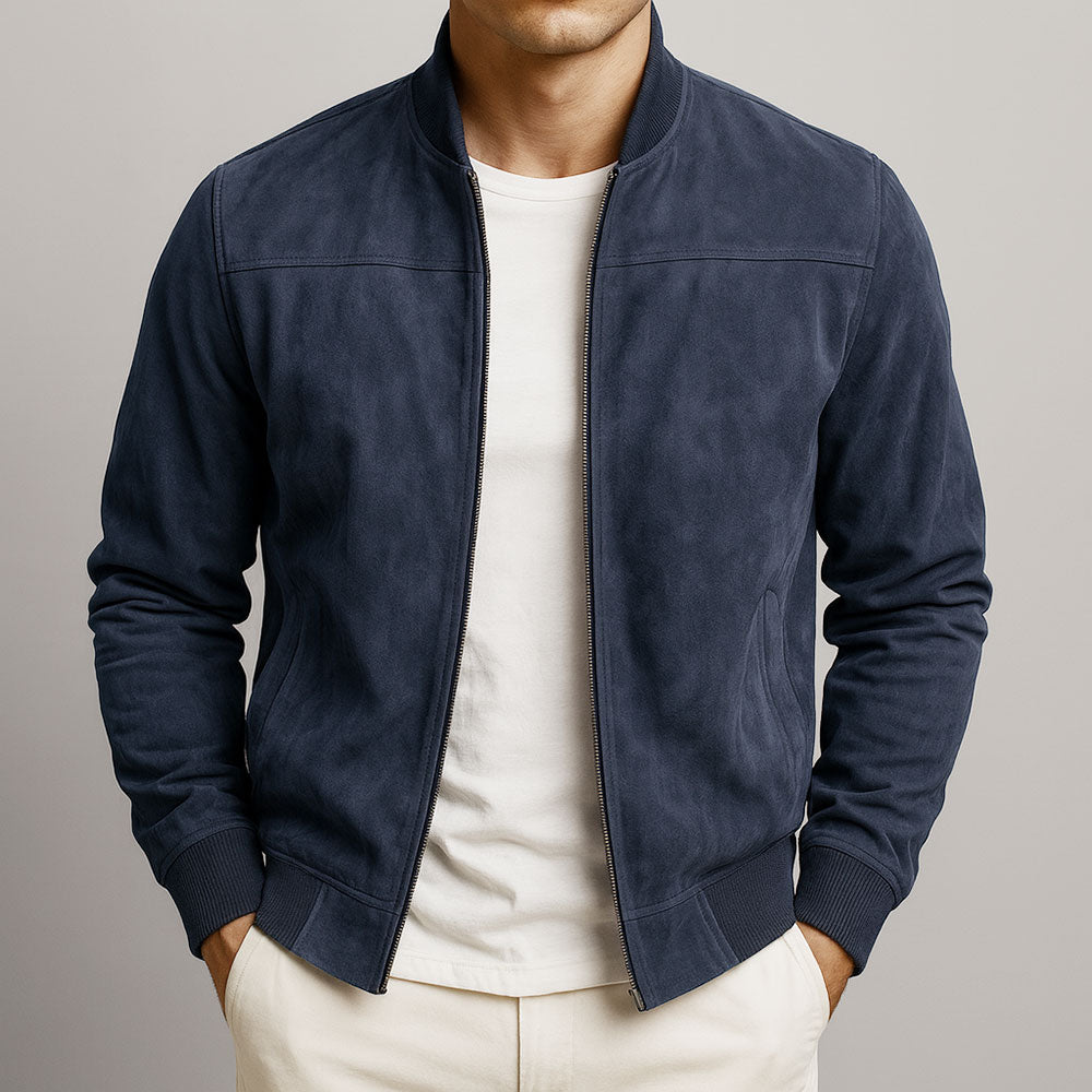 Veste en daim élégante