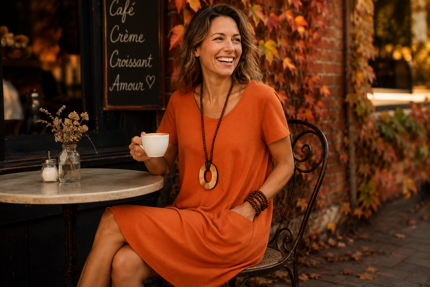Robe Sophie™ — Robe Élégante avec Couverture Subtile du Ventre