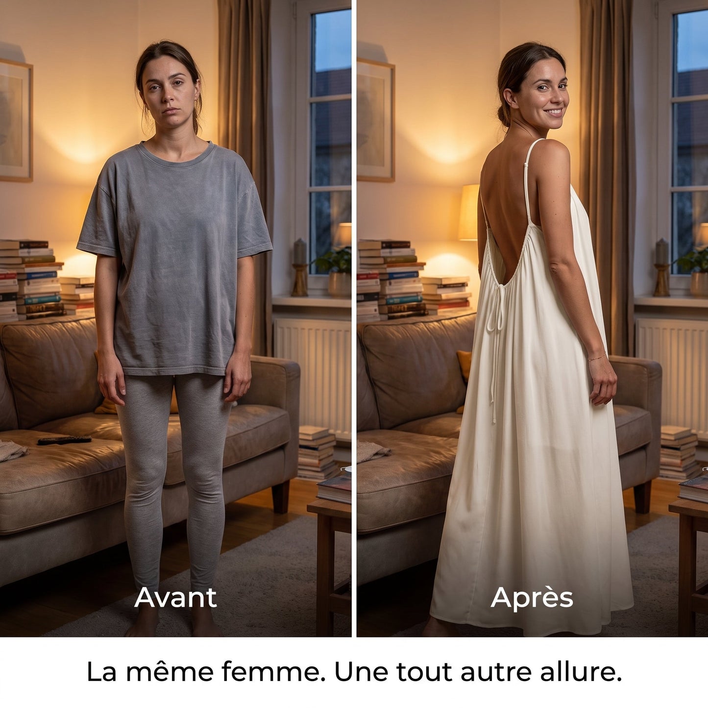 Robe Emma — Longue Dos Nu Fluide