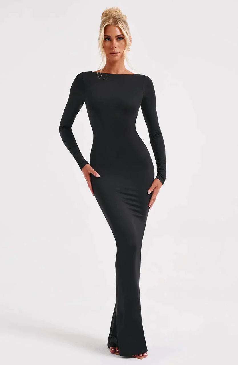 Filou's - Deep cut maxi dress
