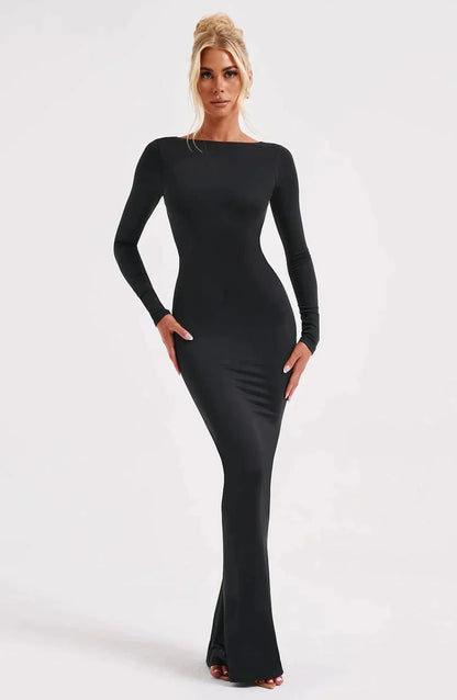 Filou's - Deep cut maxi dress