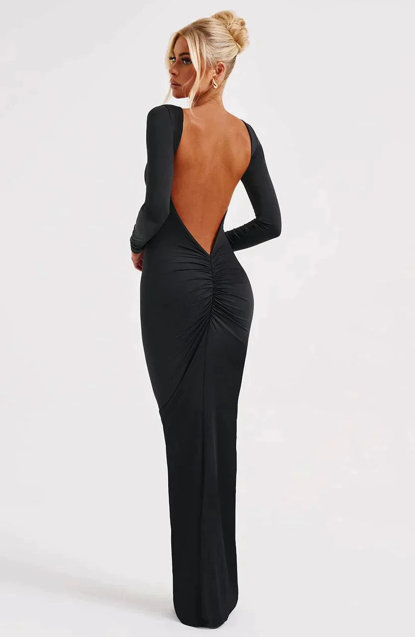 Filou's - Deep cut maxi dress