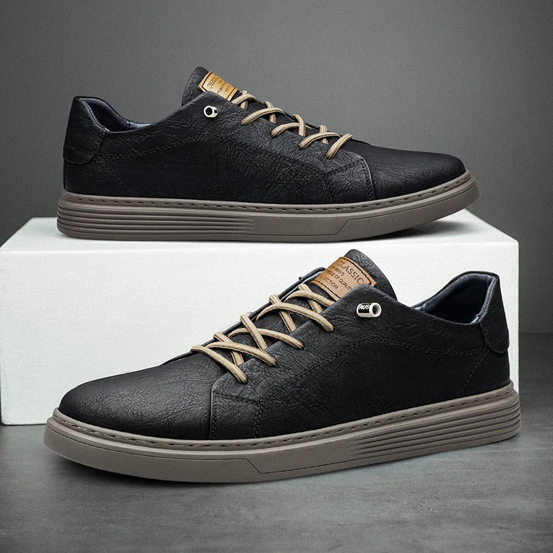BASKETS EN CUIR OXFORDS