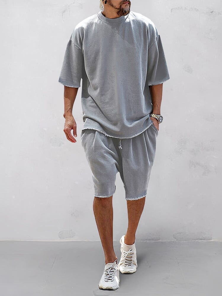 Pablo Casual - Ensemble sportif décontracté à coupe ample et solide