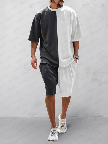 Pablo Casual - Ensemble sportif décontracté à coupe ample et solide