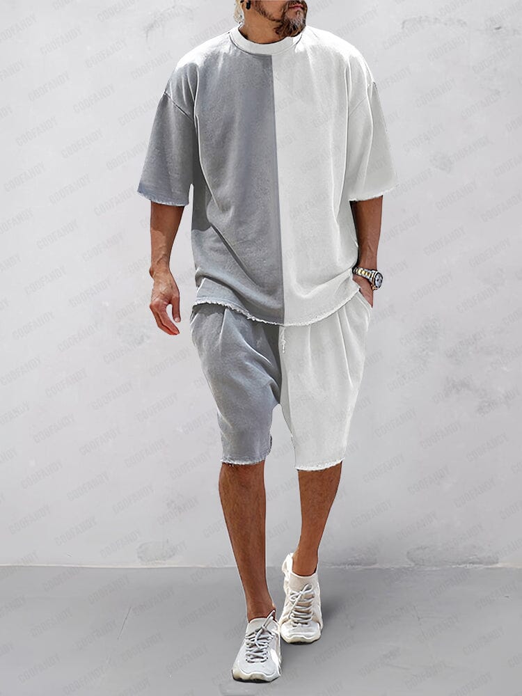 Pablo Casual - Ensemble sportif décontracté à coupe ample et solide