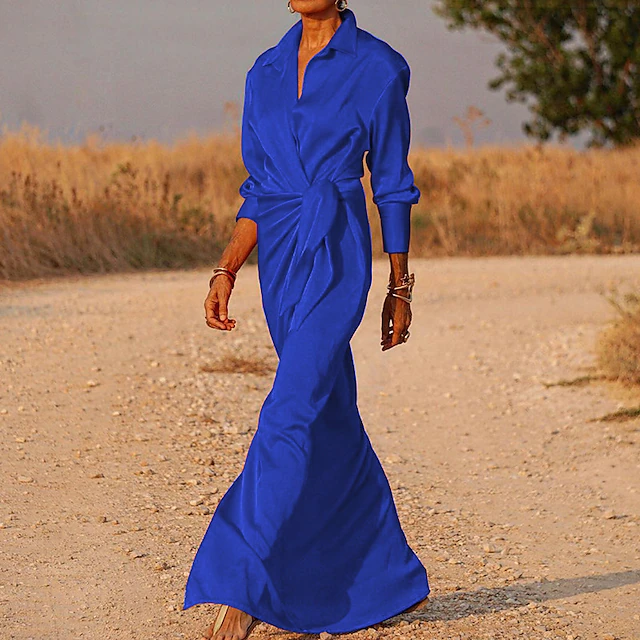 Women's shirt dress Evening dress