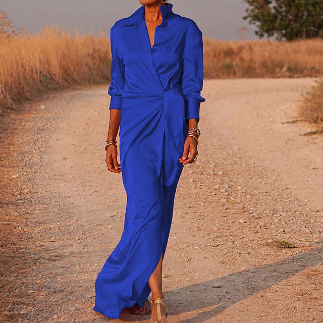 Women's shirt dress Evening dress