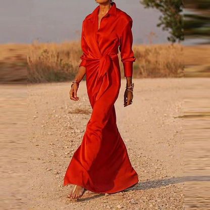 Women's shirt dress Evening dress