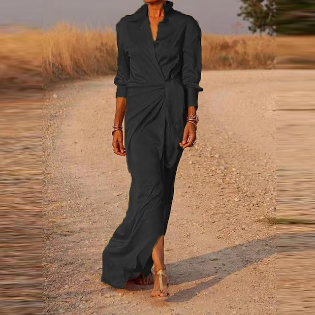 Women's shirt dress Evening dress