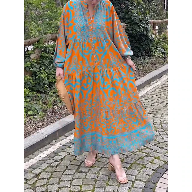 Casual floral dress for women