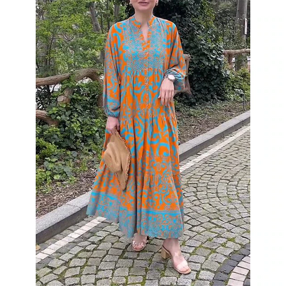 Casual floral dress for women