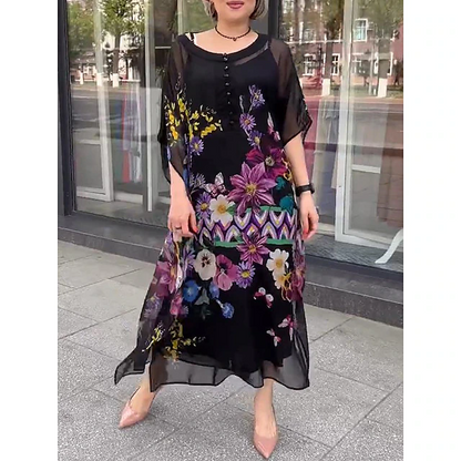 Casual floral vestido