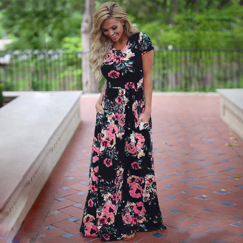 Oaklie Floral Maxi Dress