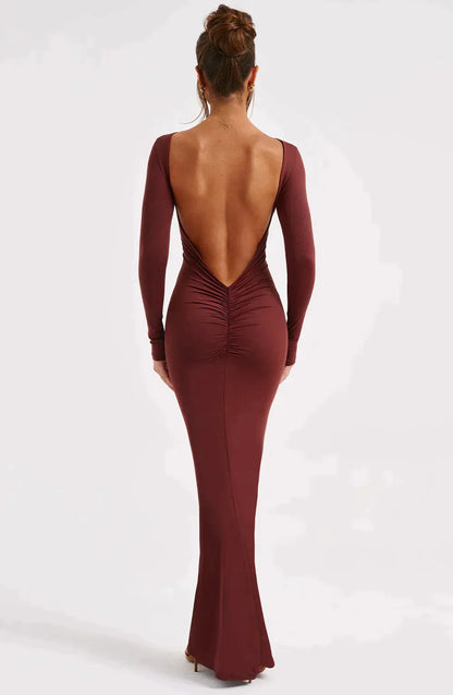 Filou's - Deep cut maxi dress