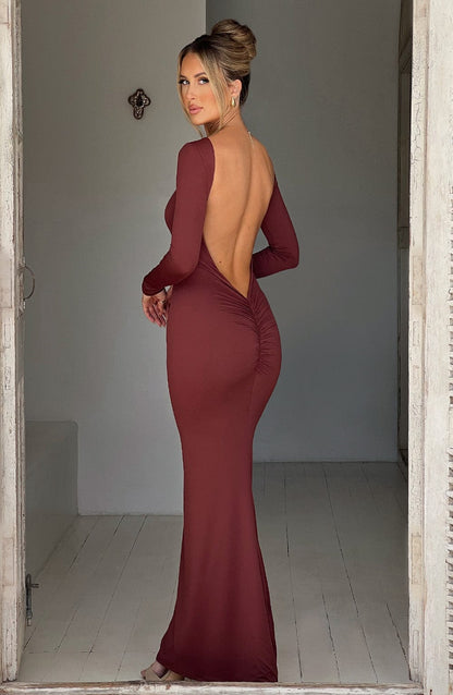 Filou's - Deep cut maxi dress