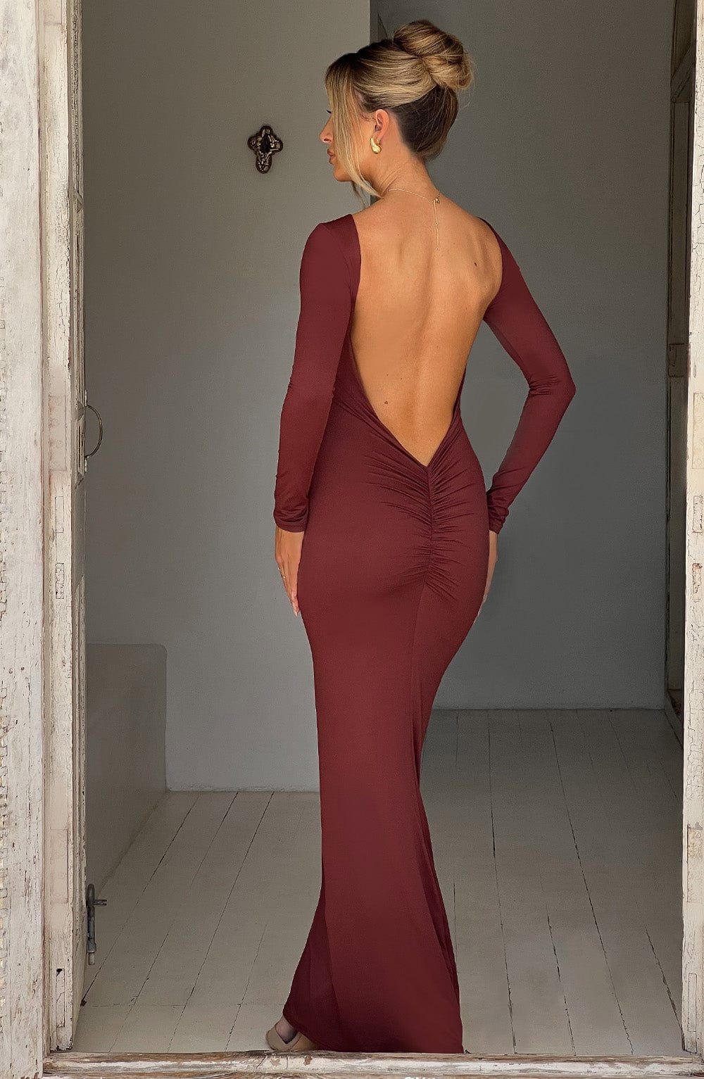 Filou's - Deep cut maxi dress