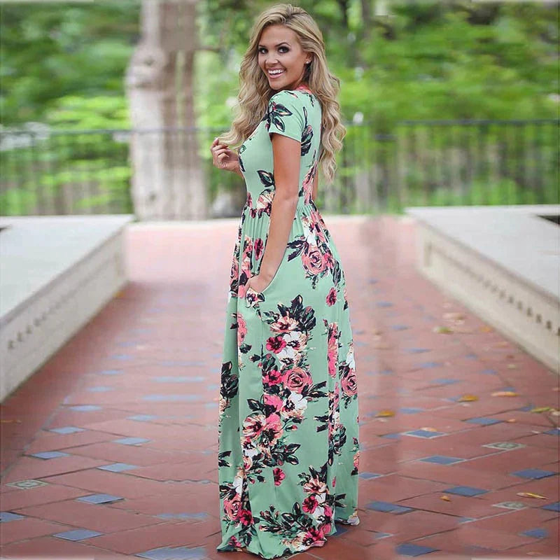 Oaklie Floral Maxi Dress
