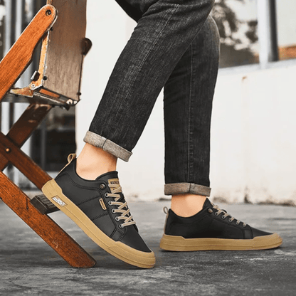HARRINGTON — SNEAKERS CUIR PREMIUM