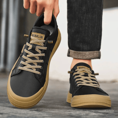 HARRINGTON — SNEAKERS CUIR PREMIUM